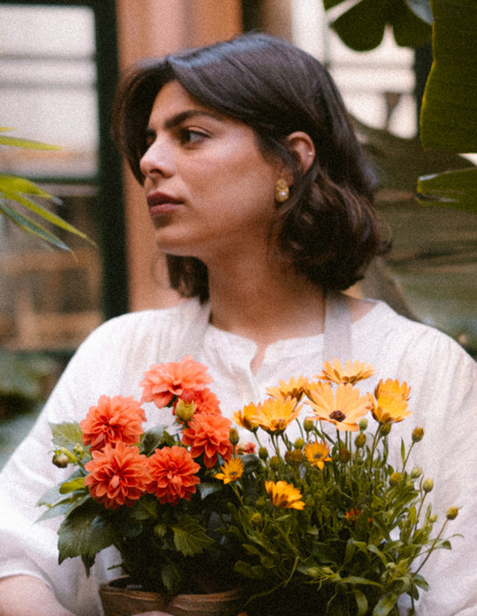 Beringela Earrings