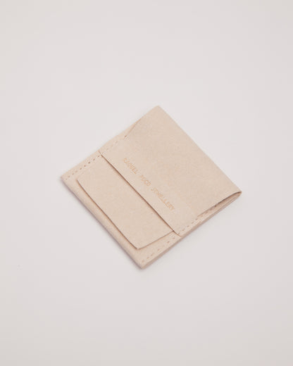 Mini Jewellery Pouch | Ivory