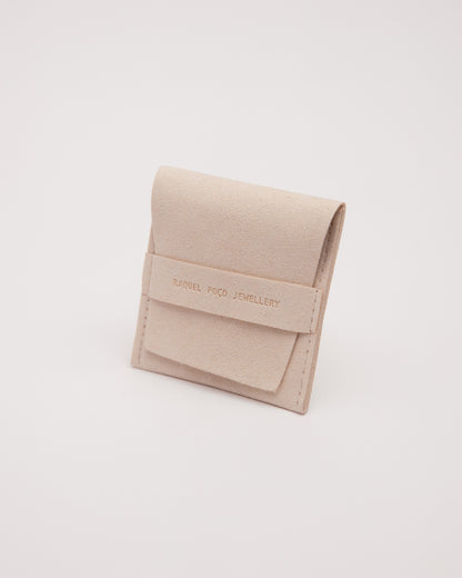 Mini Jewellery Pouch | Ivory