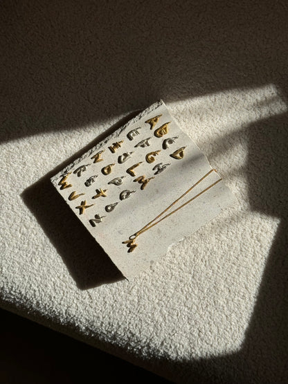 Necklace with Letter