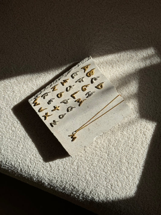 Necklace with Letter